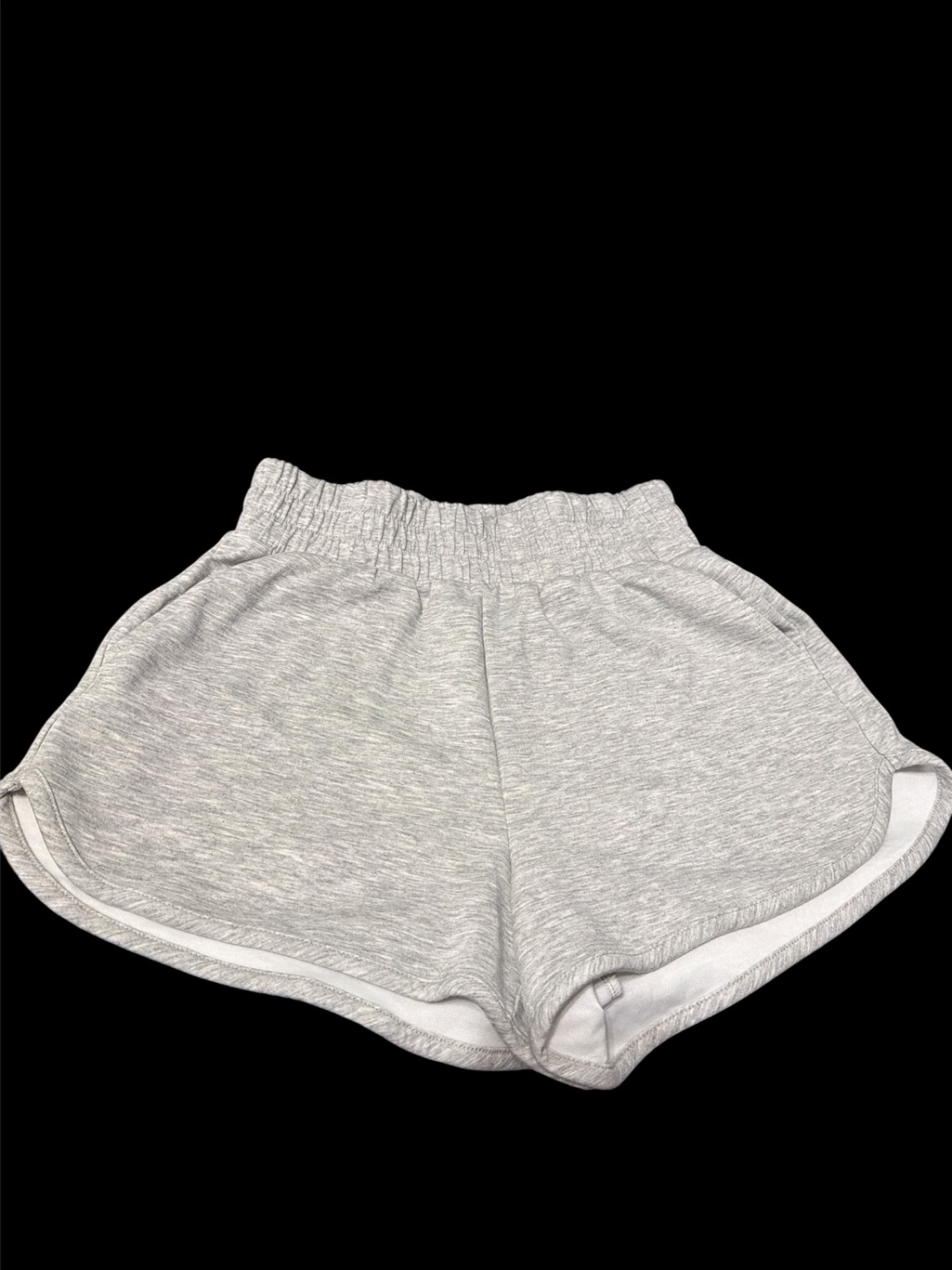 90 Degree By Reflex Woman Light Gray Athletic Lounge Shorts Size Xs Nwot